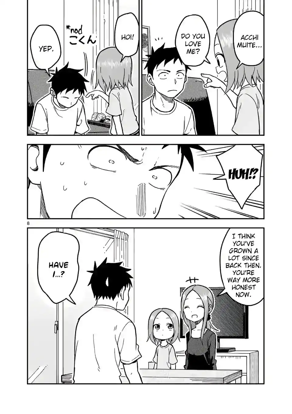 Karakai Jouzu no (Moto) Takagi-san Chapter 137 8